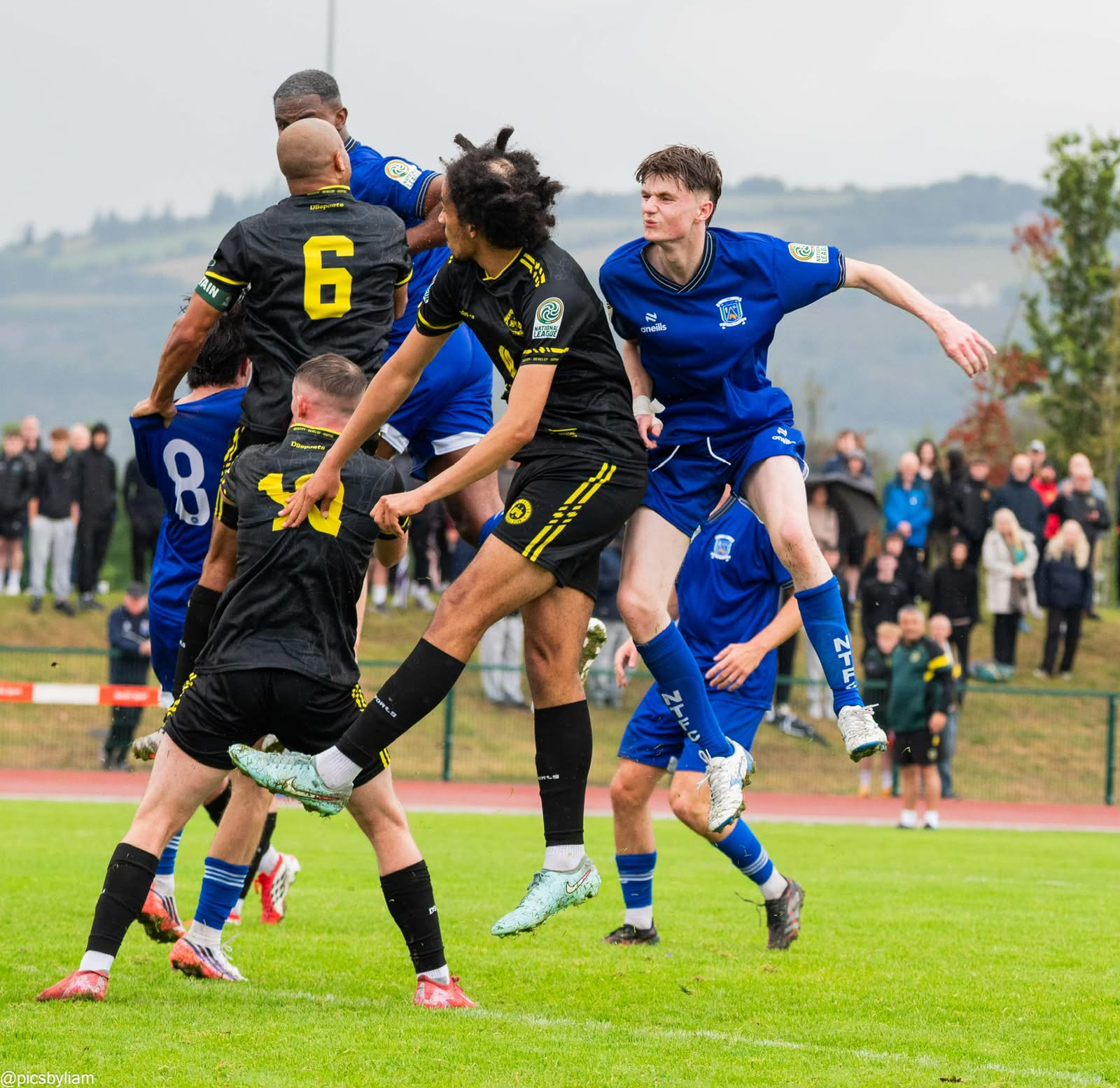 Newbridge Town FC v CK United, photo by Liam Mullen