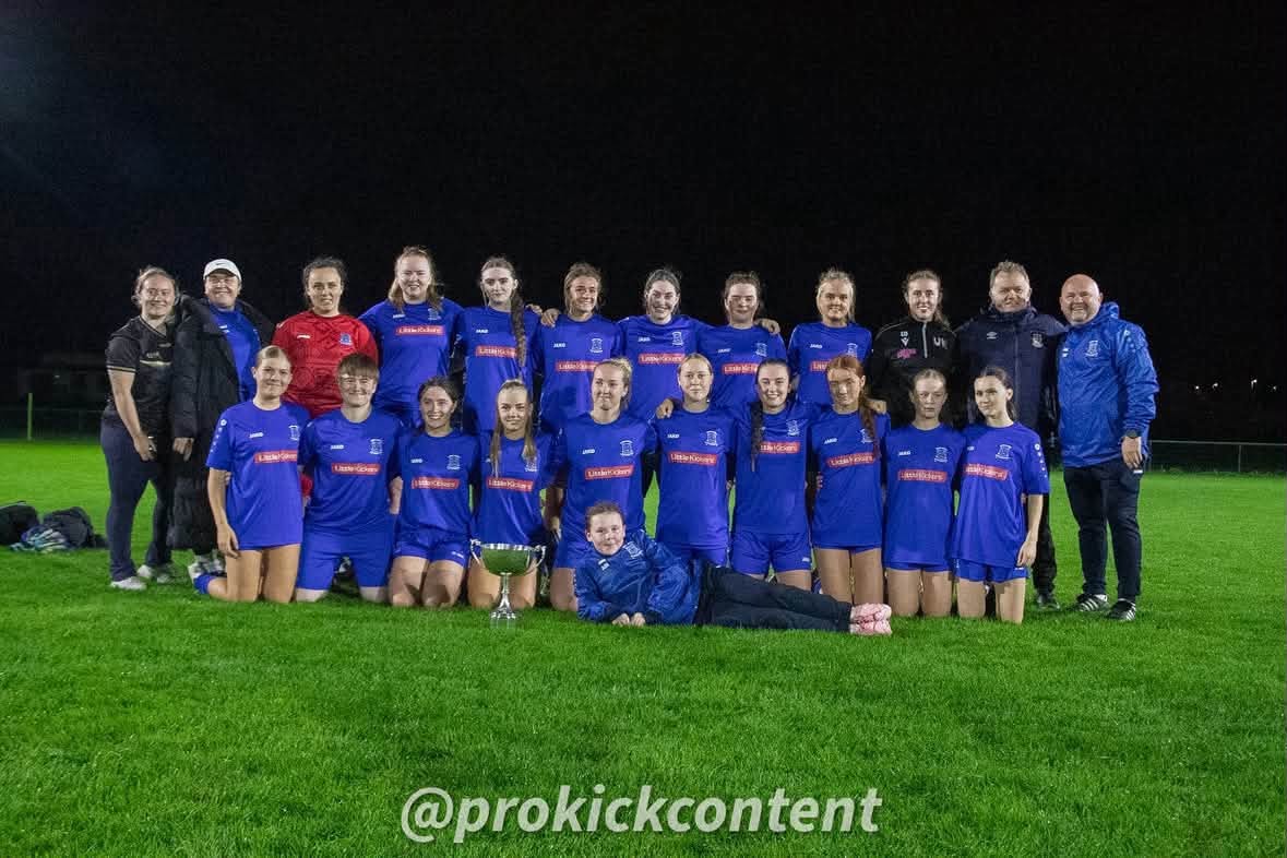 Newbridge Town FC Senior Women's team, KDFL Division 1 champions